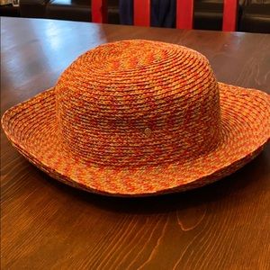Vintage raffia straw hat